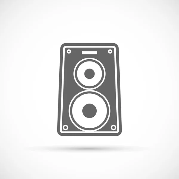 Icono de la música altavoz — Archivo Imágenes Vectoriales