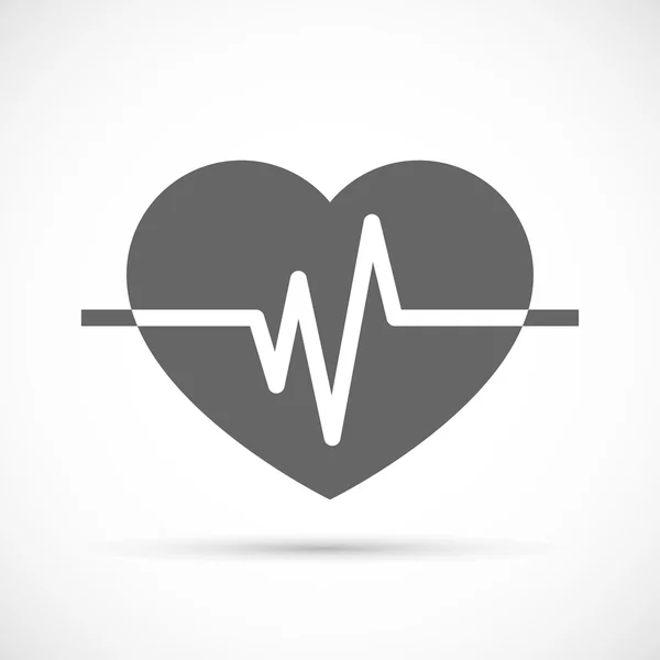 Heart beat Icon — Stock Vector