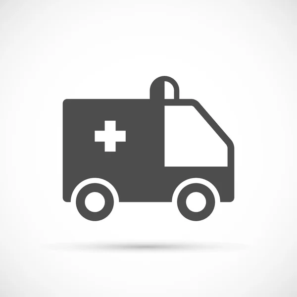 Ambulans enkel ikon — Stock vektor
