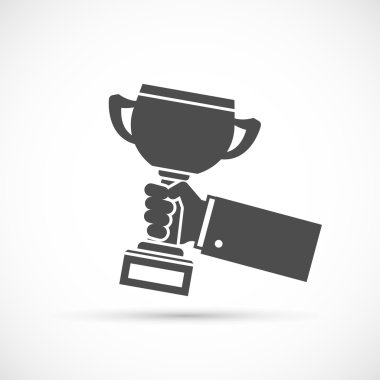 Trophy Kupası elinde tutan