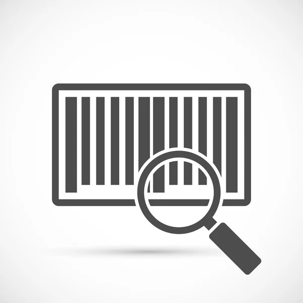 Pictogram van de barcode identificatie — Stockvector