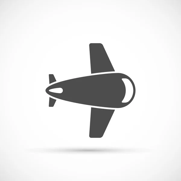 Airlane icono plano — Vector de stock