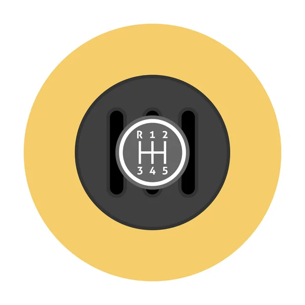 Manual Transmission flat icon — Stock Vector