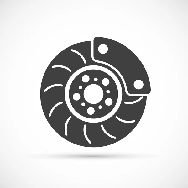 Ícone de disco de freio — Vetor de Stock