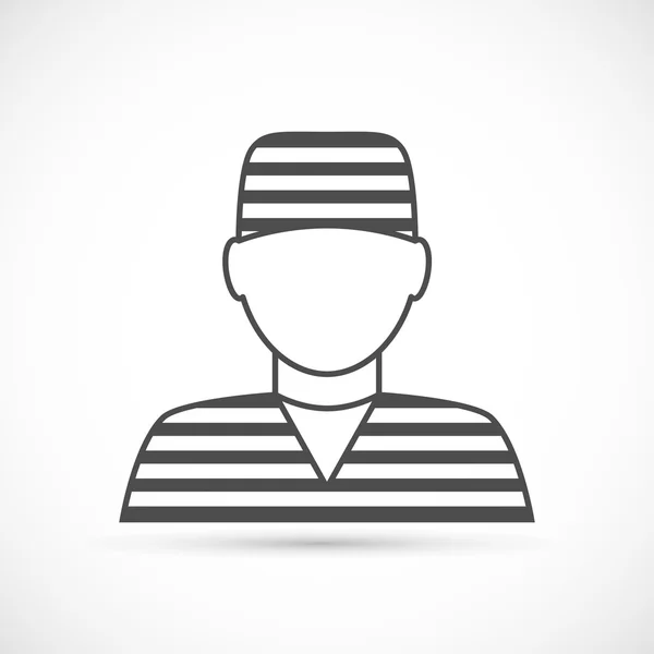 Ícone de avatar criminal —  Vetores de Stock