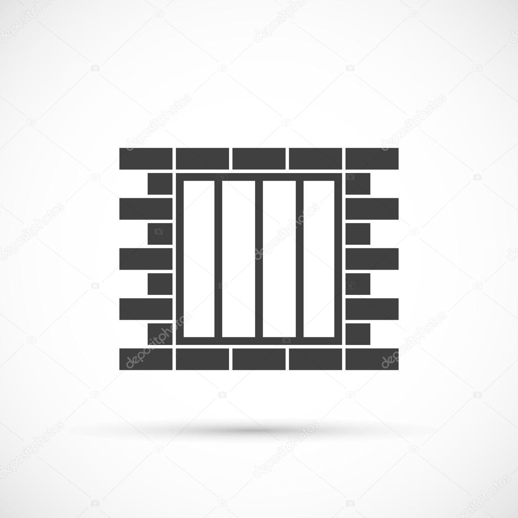 Jail vector icon