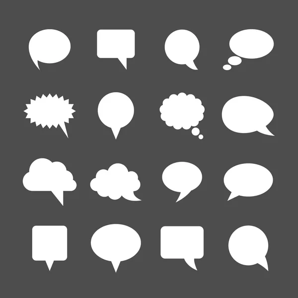 Speech Bubbles — Stock Vector