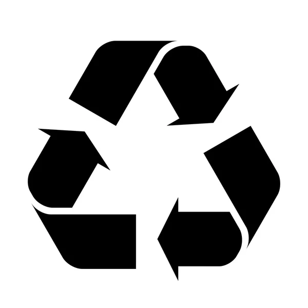 Signo de reciclaje — Vector de stock