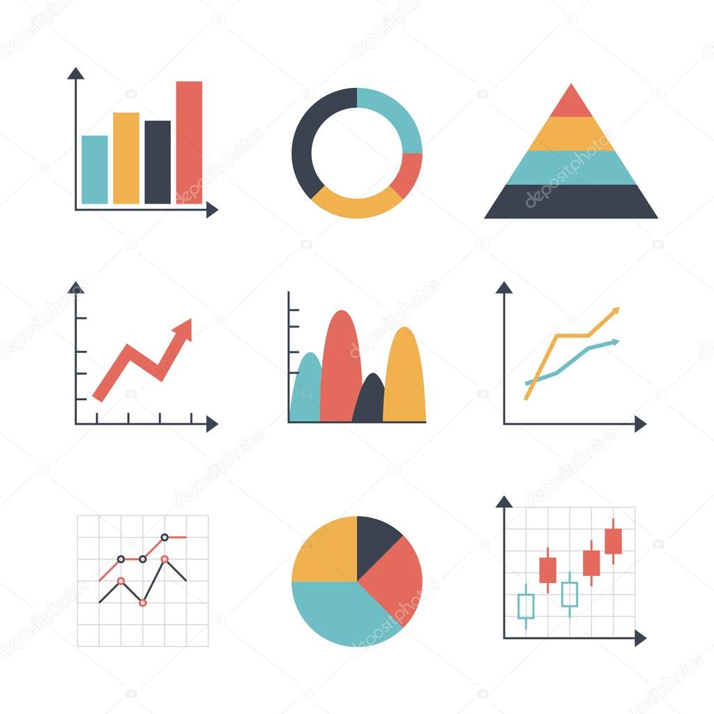 Graph Icon set