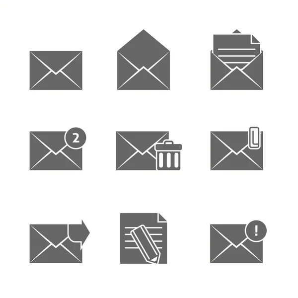 Message Icons Set — Stock Vector