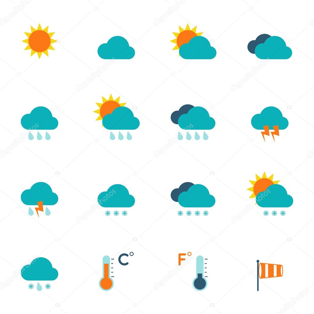 Weather Icons Flat