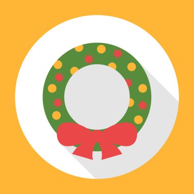 Noel çelenk simgesi