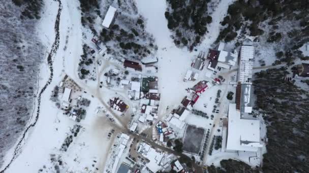 Dolina Cheget Rosja Zima 2021 Jazda Cheget Mountain Styczniu Nagranie — Wideo stockowe