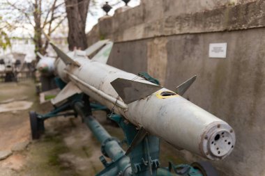 Anti-aircraft missile of the volna complex. Designed for the collective defense of ship formations when repelling aircraft attacks.