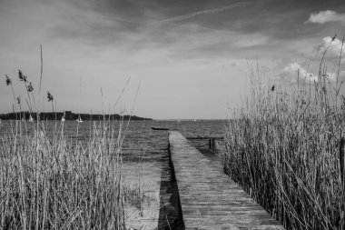 Almanya 'daki Baltrum Adası ve Baltık Denizi