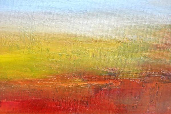 The texture of the canvas in yellow, orange and white with brush marks and strokes
