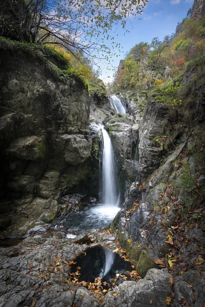 Cascadas Fotinovo Cascada Fotinski Montaña Rhodopes Región Pazardzhik Bulgaria Increíble —  Fotos de Stock