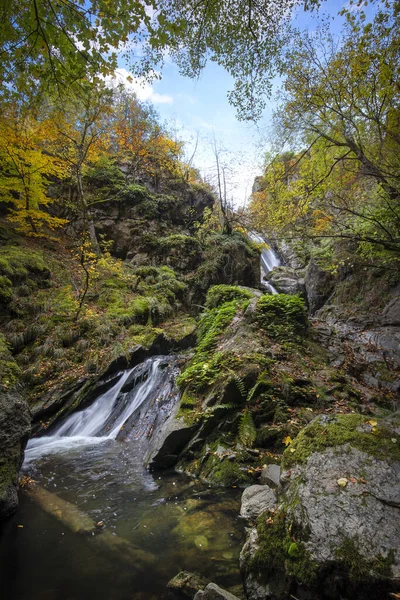 Cascadas Fotinovo Cascada Fotinski Montaña Rhodopes Región Pazardzhik Bulgaria Increíble —  Fotos de Stock