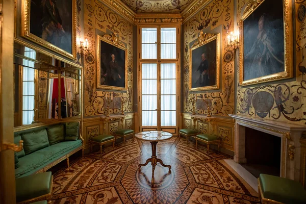 Warsaw Polónia Agosto 2019 Palácio Varsóvia Interior Castelo Real Palácio — Fotografia de Stock