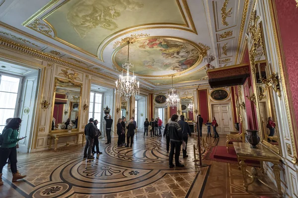 Warsaw Polonia Agosto 2019 Palacio Varsovia Interior Del Castillo Real —  Fotos de Stock