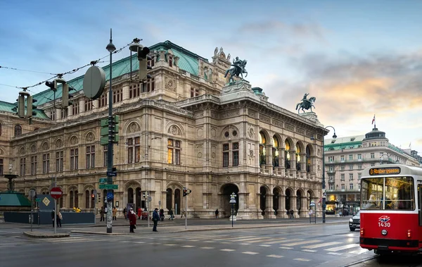 Wien Österreich 2020 Die Wiener Staatsoper Ist Ein Österreichisches Konzerthaus — Stockfoto