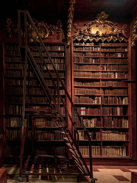 Vienna Austria 2020 Interior Austrian National Library Located Neue Burg — Stock Photo, Image