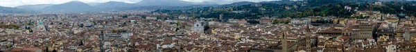Panoramiczny Widok Florencję Włochy Panorama Miasta Góry — Zdjęcie stockowe