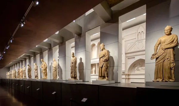 Floransa, İtalya - 12.01.2020: Museo dell 'Opera di Santa Maria del Fiore (Floransa Opera del Duomo Müzesi)