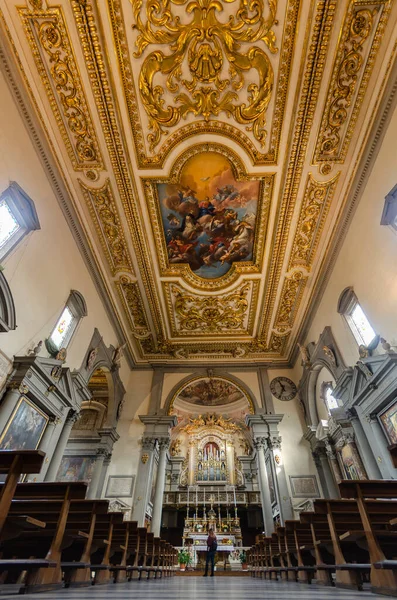 Florença Itália Outubro 2019 Interior Igreja San Marco Basílica São — Fotografia de Stock