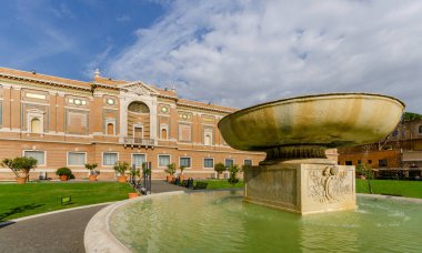 Vatikan 'daki Vatikan Müzesi, Roma, İtalya