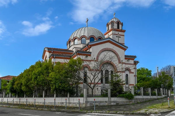 Kraimorie Burgas Bulgária Templo Igreja Santo Pimen Zografski — Fotografia de Stock