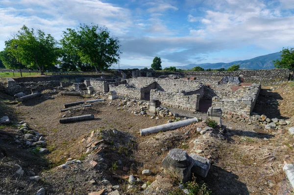 Ruiny Starożytnego Rzymskiego Miasta Nicopolis Nestum Pobliżu Miasta Garmen Obwód — Zdjęcie stockowe