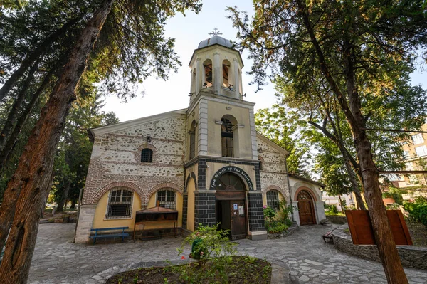Gotse Delchev Bulgaristan Varsayım Kilisesi Kilise Bulgar Ulusal Diriliş Mimarisinin — Stok fotoğraf