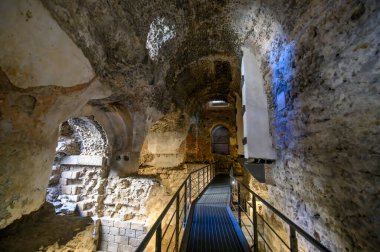 Catania, Sicilya, İtalya 'daki antik Yunan-Roma tiyatrosu