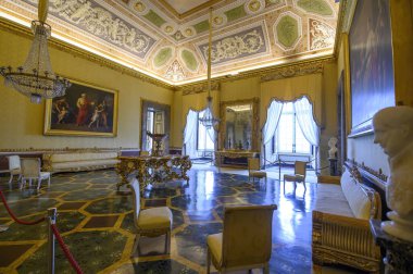 İtalya, CASERTA 'da. Caserta Kraliyet Sarayı (Reggia di Caserta)).