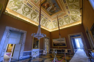 İtalya, CASERTA 'da. Caserta Kraliyet Sarayı (Reggia di Caserta)).