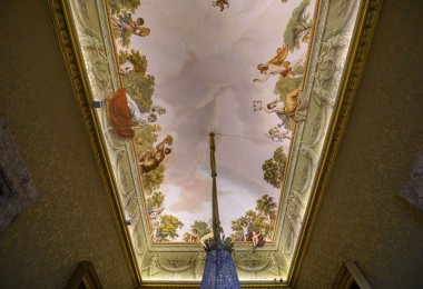 İtalya, CASERTA 'da. Caserta Kraliyet Sarayı (Reggia di Caserta)).