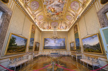 İtalya, CASERTA 'da. Caserta Kraliyet Sarayı (Reggia di Caserta)).