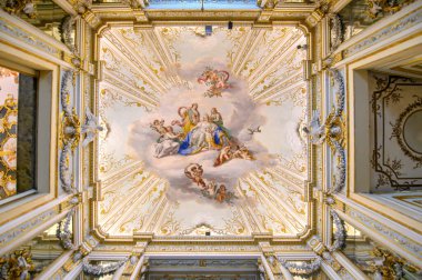 İtalya, CASERTA 'da. Caserta Kraliyet Sarayı (Reggia di Caserta)).