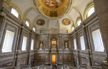 İtalya, CASERTA 'da. Caserta Kraliyet Sarayı (Reggia di Caserta)).