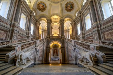İtalya, CASERTA 'da. Caserta Kraliyet Sarayı (Reggia di Caserta)).