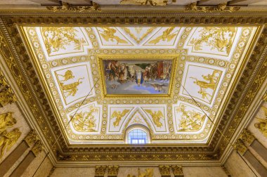 İtalya, CASERTA 'da. Caserta Kraliyet Sarayı (Reggia di Caserta)).