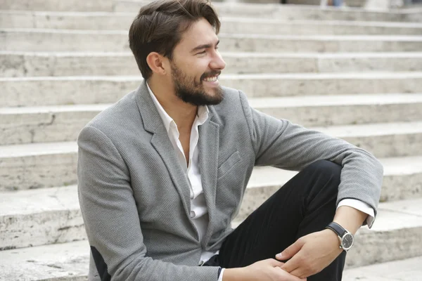 Moda joven hombre — Foto de Stock