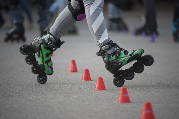 park içinde roller