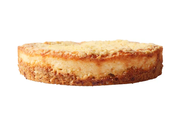 Side view of curd pie — 스톡 사진