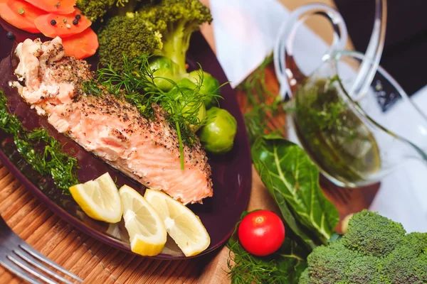 Brokoli ile Somon Balık