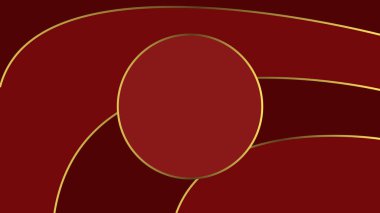 Poster, Flyer, Vektör, Kapak Tasarımı, Kitap, CD, Banner ve Web Sitesi Reklam Şablonu için Lüks Kırmızı Kağıt Kesme Arkaplanı