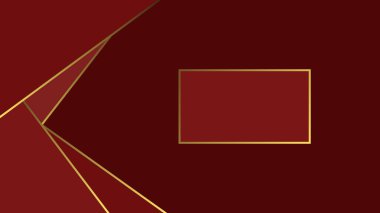 Poster, Flyer, Vektör, Kapak Tasarımı, Kitap, CD, Banner ve Web Sitesi Reklam Şablonu için Lüks Kırmızı Kağıt Kesme Arkaplanı