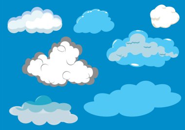 Duvar Kağıdı veya Tasarımınıza Ek olarak Mavi Arkaplanda Bulut Simgesi ResimleriName