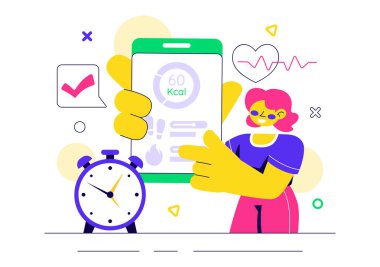 Kalp atışı, sıcaklık ve zihinsel sağlığa yönelik vücut etkinliği için teletıp aygıtı içeren Mobil Sağlık İzleme UygulamasıName